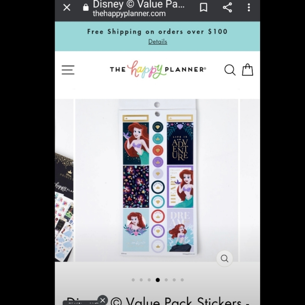 Disney Princess Happy Planner Sticker Book (607pcs - Picture 8 of 9